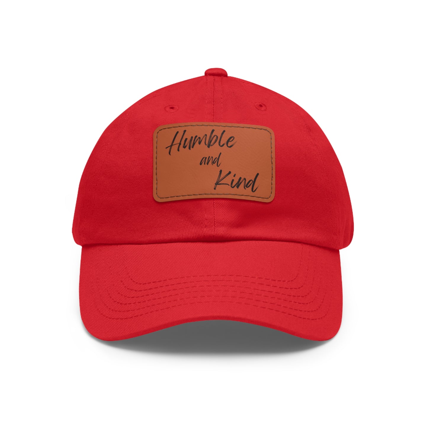 Humble and Kind Hat with Leather Patch (Rectangle)
