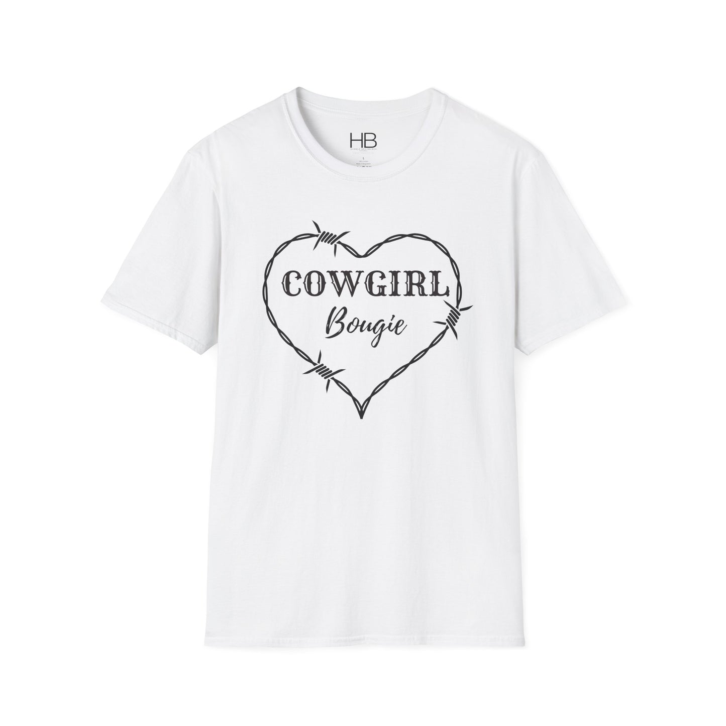 Cowgirl Bougie Barbed Heart Unisex Softstyle T-Shirt