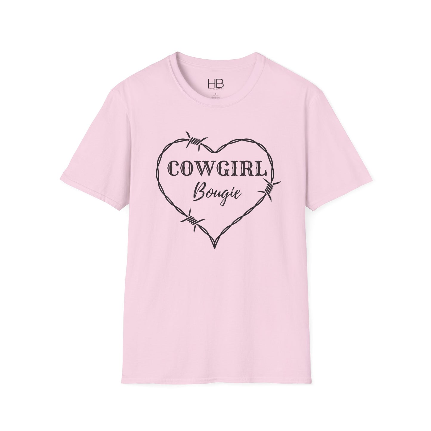 Cowgirl Bougie Barbed Heart Unisex Softstyle T-Shirt