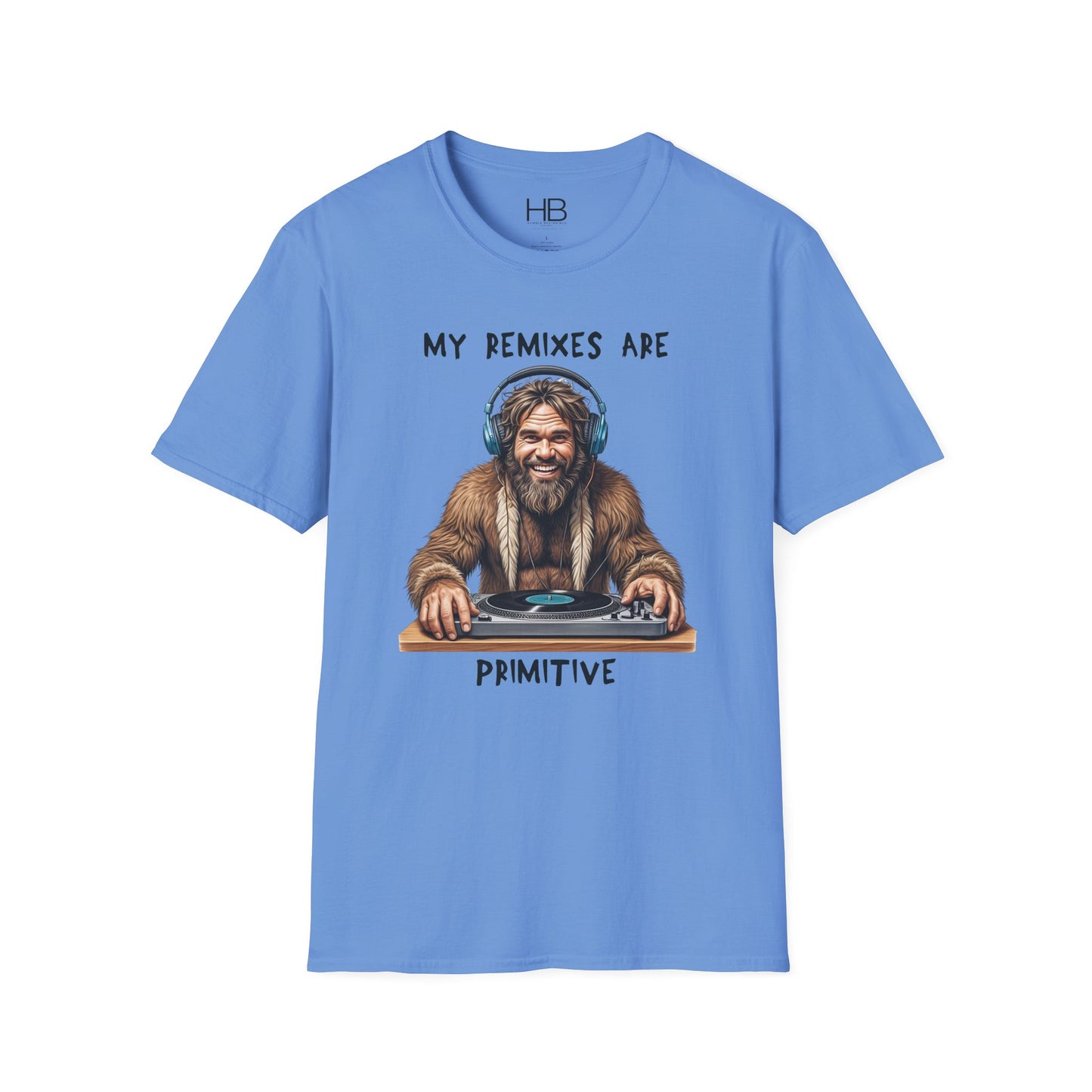 Caveman DJ Unisex Softstyle T-Shirt