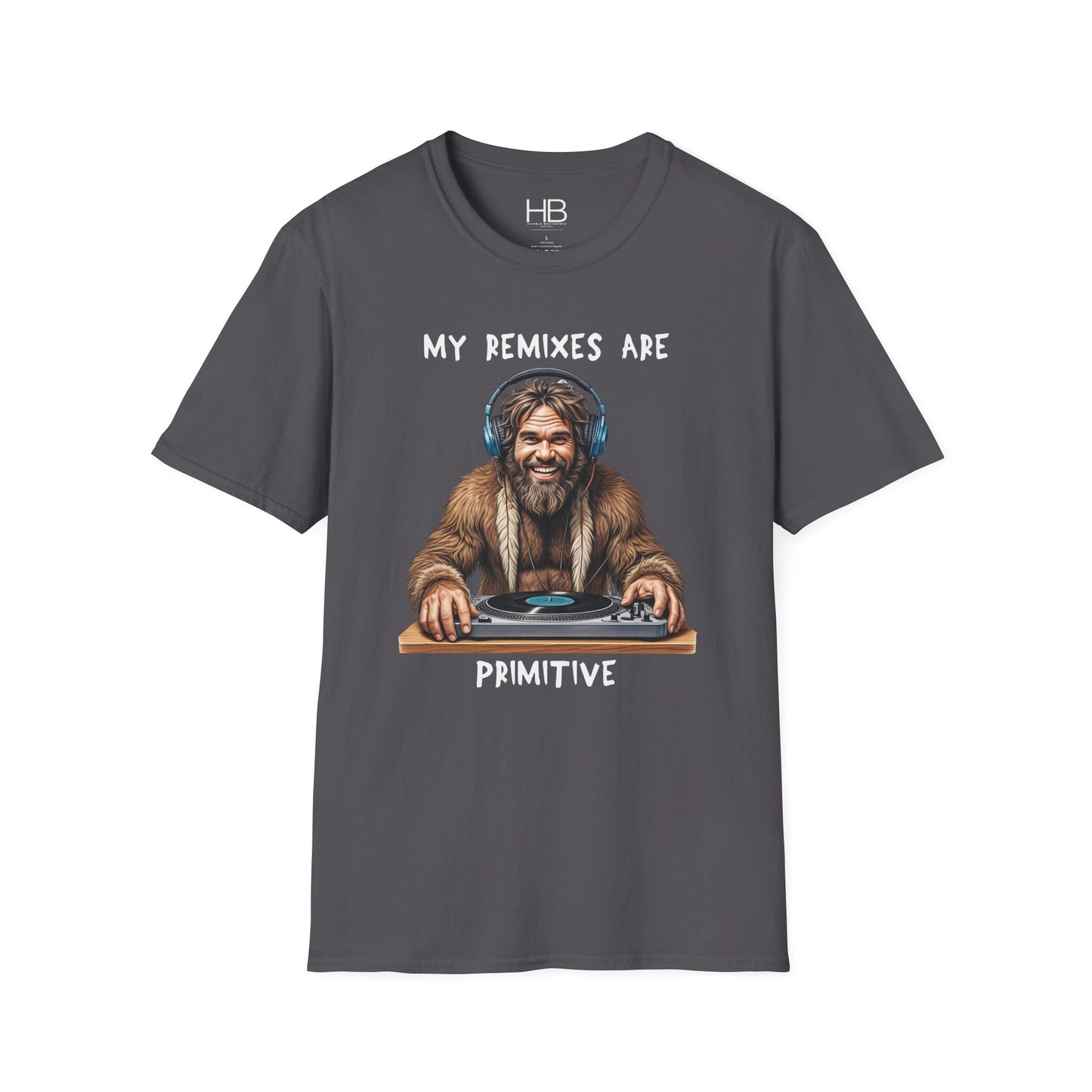 Caveman DJ Unisex Softstyle T-Shirt