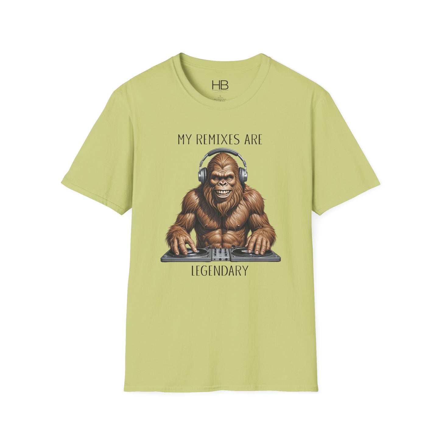 Sasquatch DJ Unisex Softstyle T-Shirt