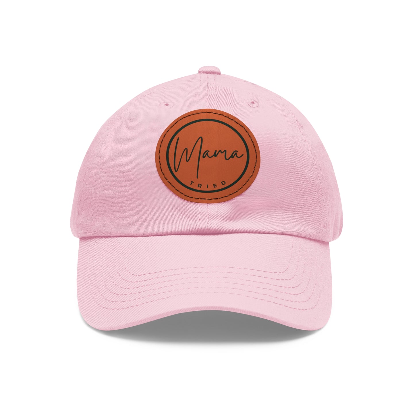Mama Tried Hat with Leather Patch (Round)