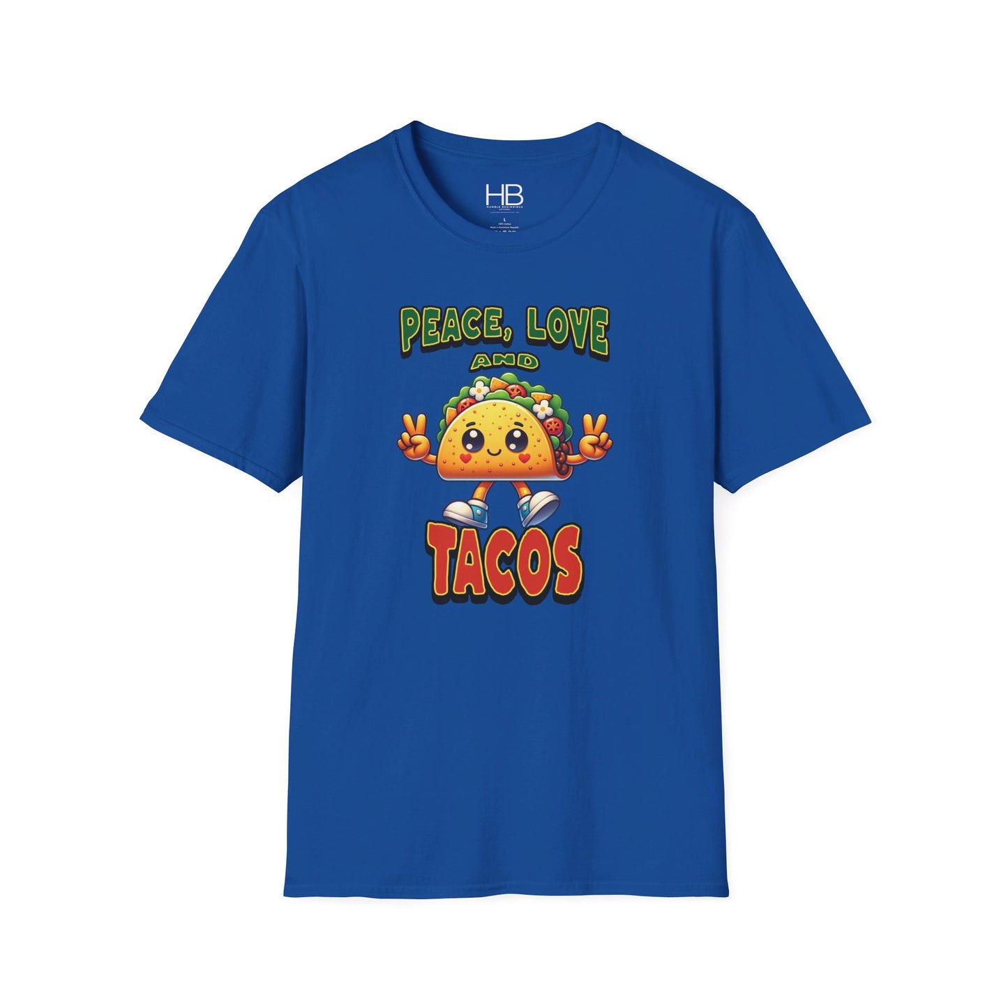 Peace Love and Tacos Unisex Softstyle T-Shirt