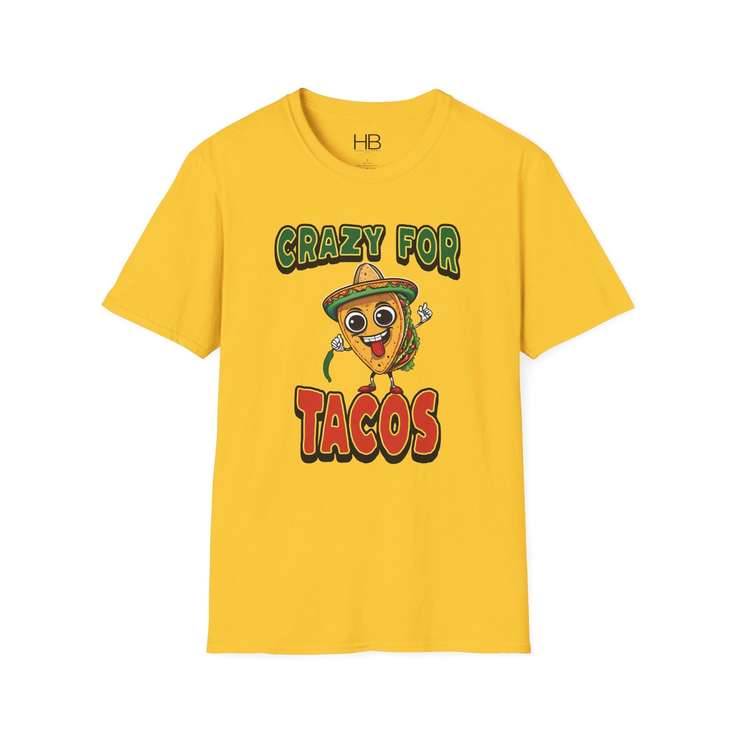 Crazy For Tacos Unisex Softstyle T-Shirt