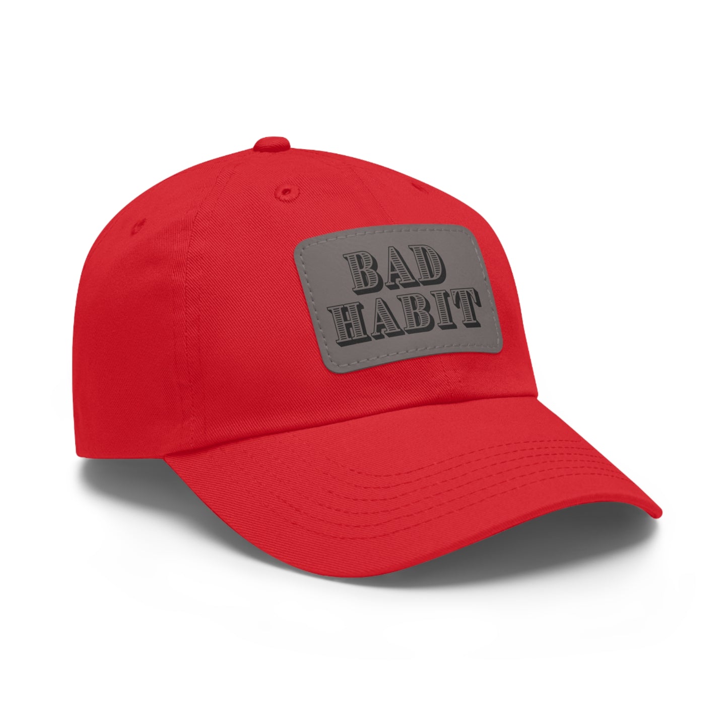 Bad Habit Hat with Leather Patch (Rectangle)