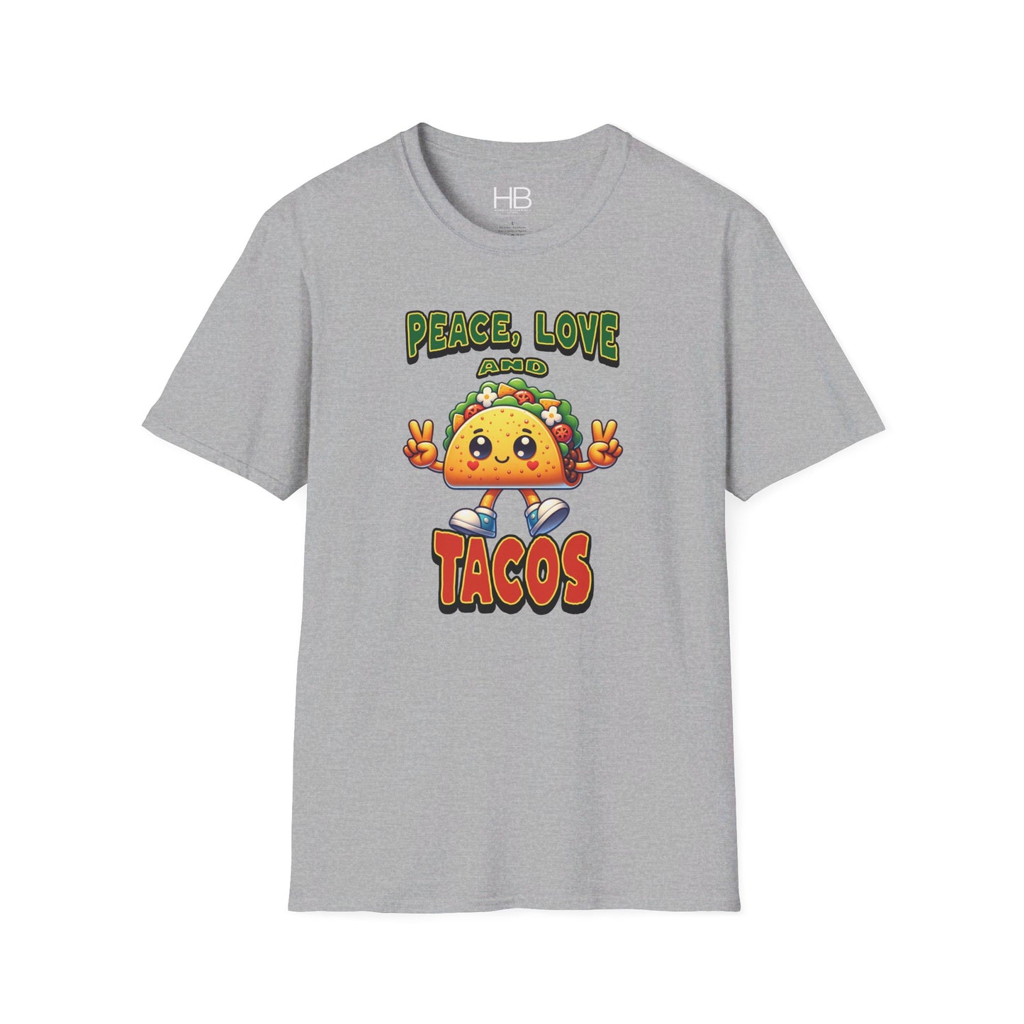Peace Love and Tacos Unisex Softstyle T-Shirt