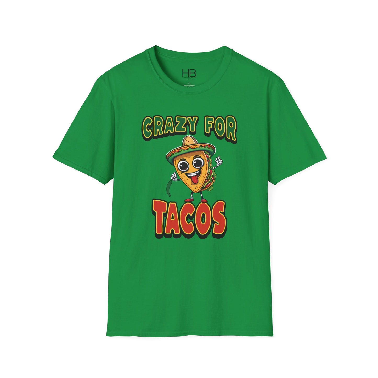 Crazy For Tacos Unisex Softstyle T-Shirt