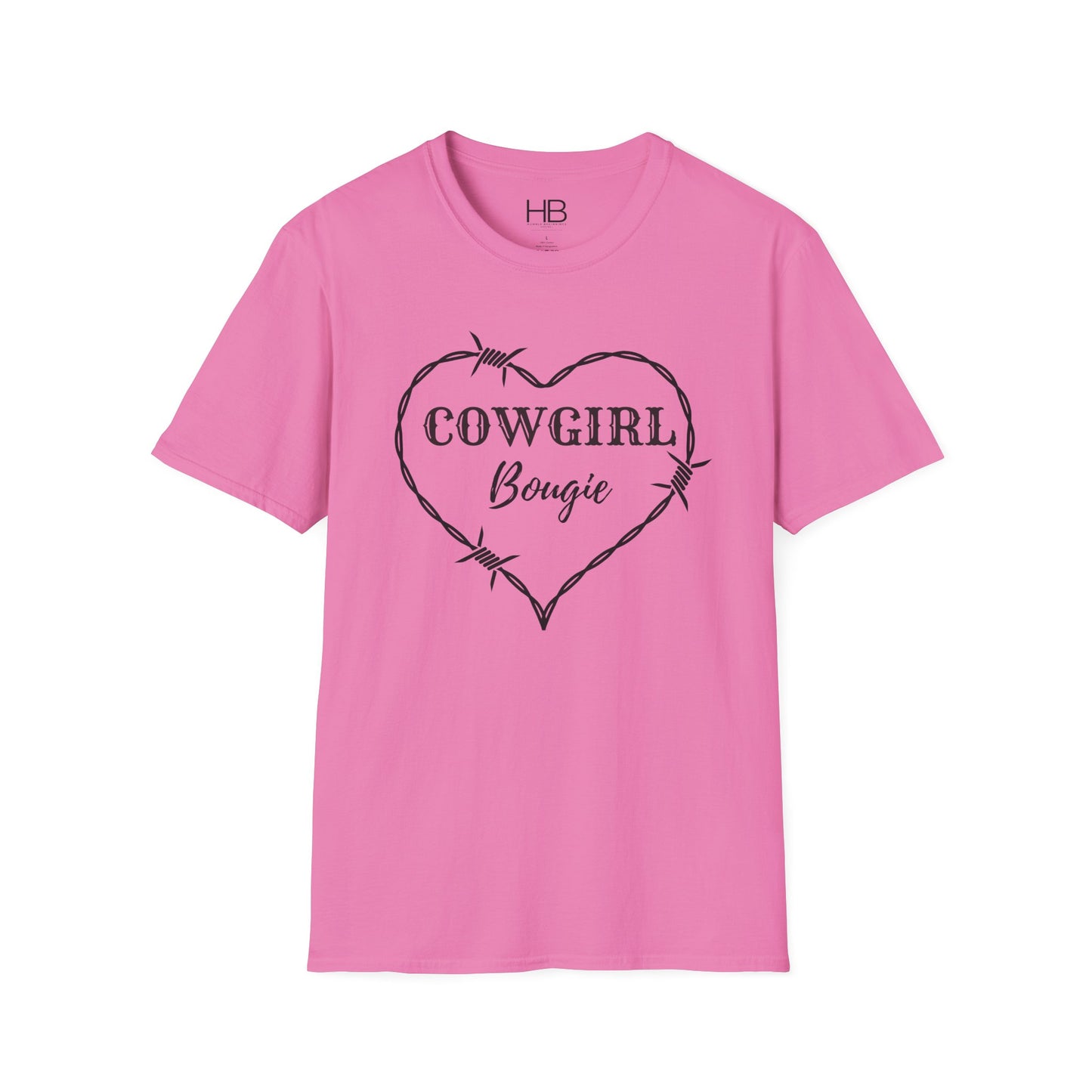 Cowgirl Bougie Barbed Heart Unisex Softstyle T-Shirt