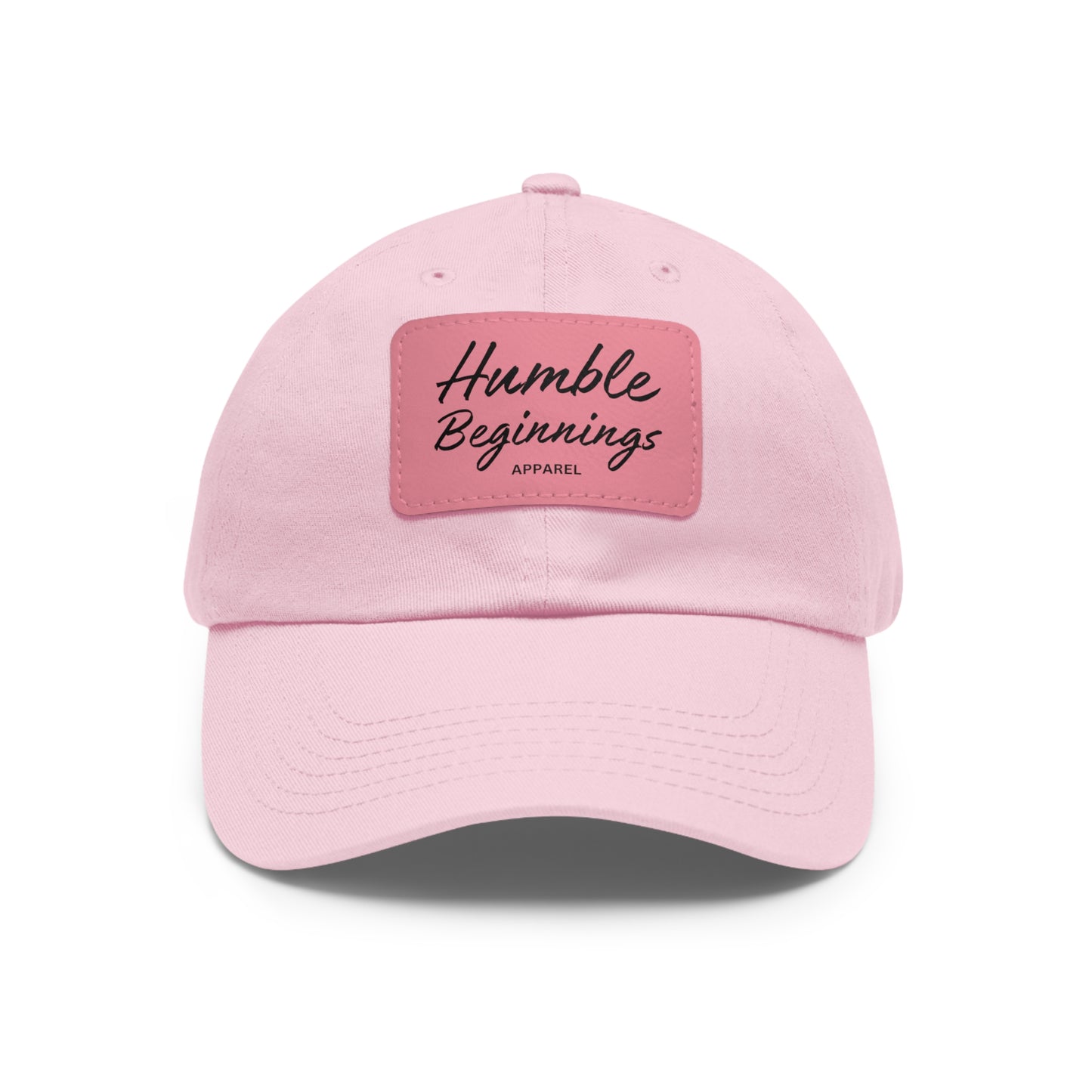 Humble Beginnings Hat with Leather Patch (Rectangle)