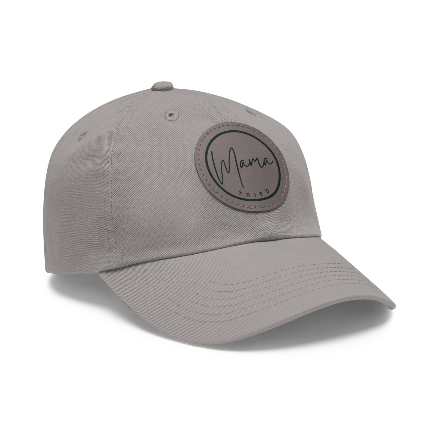 Mama Tried Hat with Leather Patch (Round)