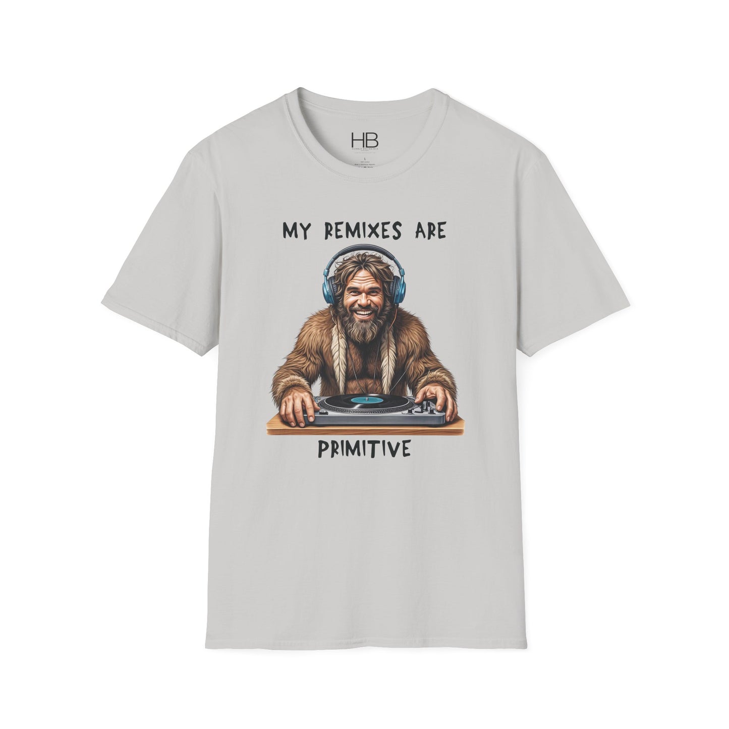 Caveman DJ Unisex Softstyle T-Shirt