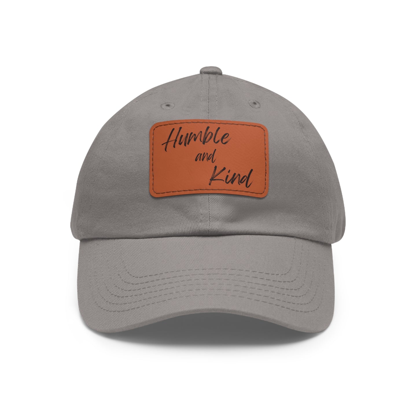 Humble and Kind Hat with Leather Patch (Rectangle)