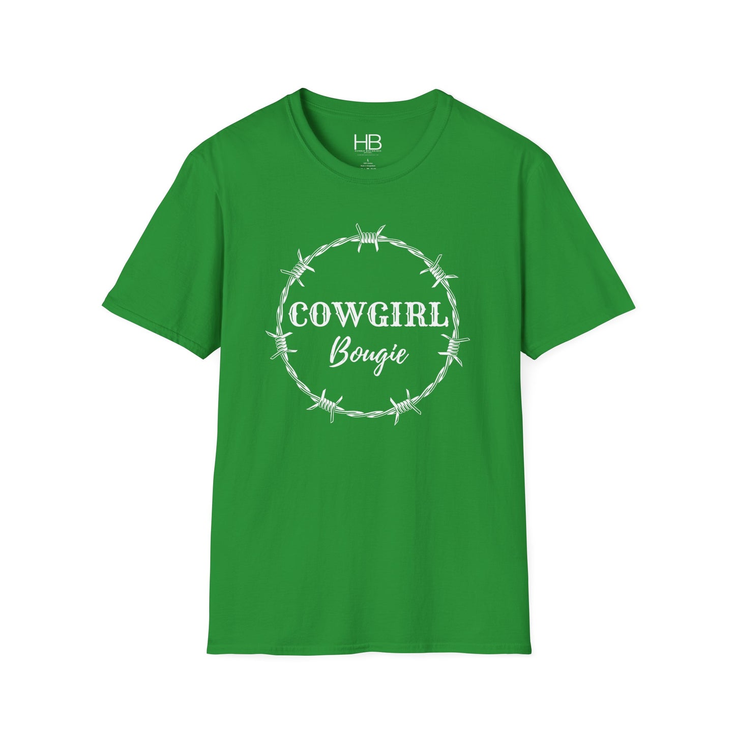 Cowgirl Bougie Barbed Wire Circle Unisex Softstyle T-Shirt
