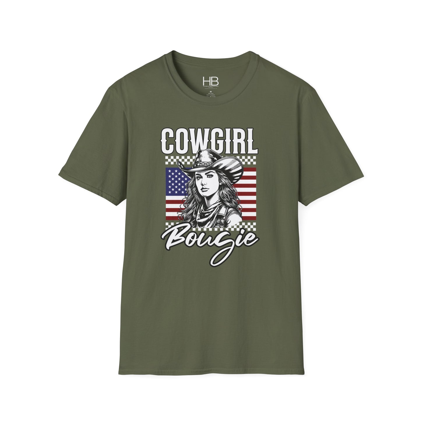 Cowgirl Bougie Flag T-Shirt