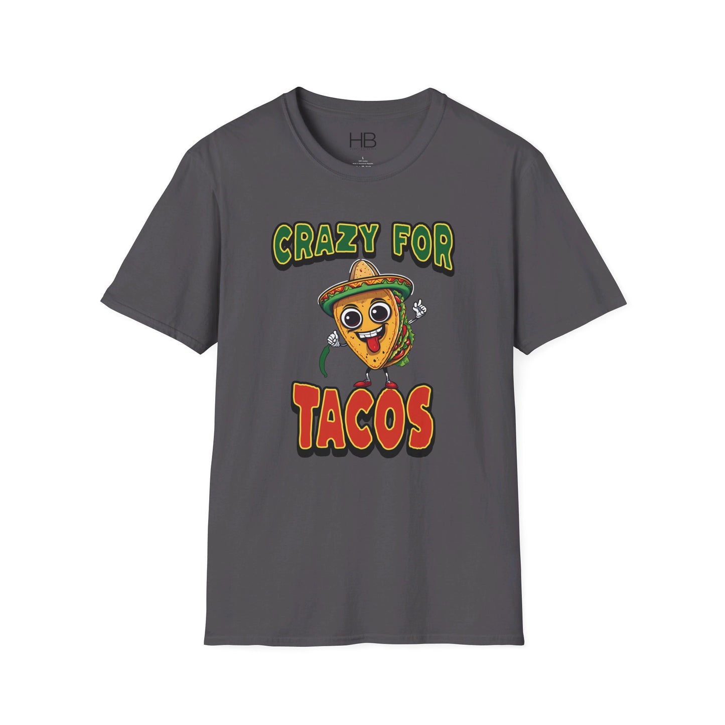 Crazy For Tacos Unisex Softstyle T-Shirt