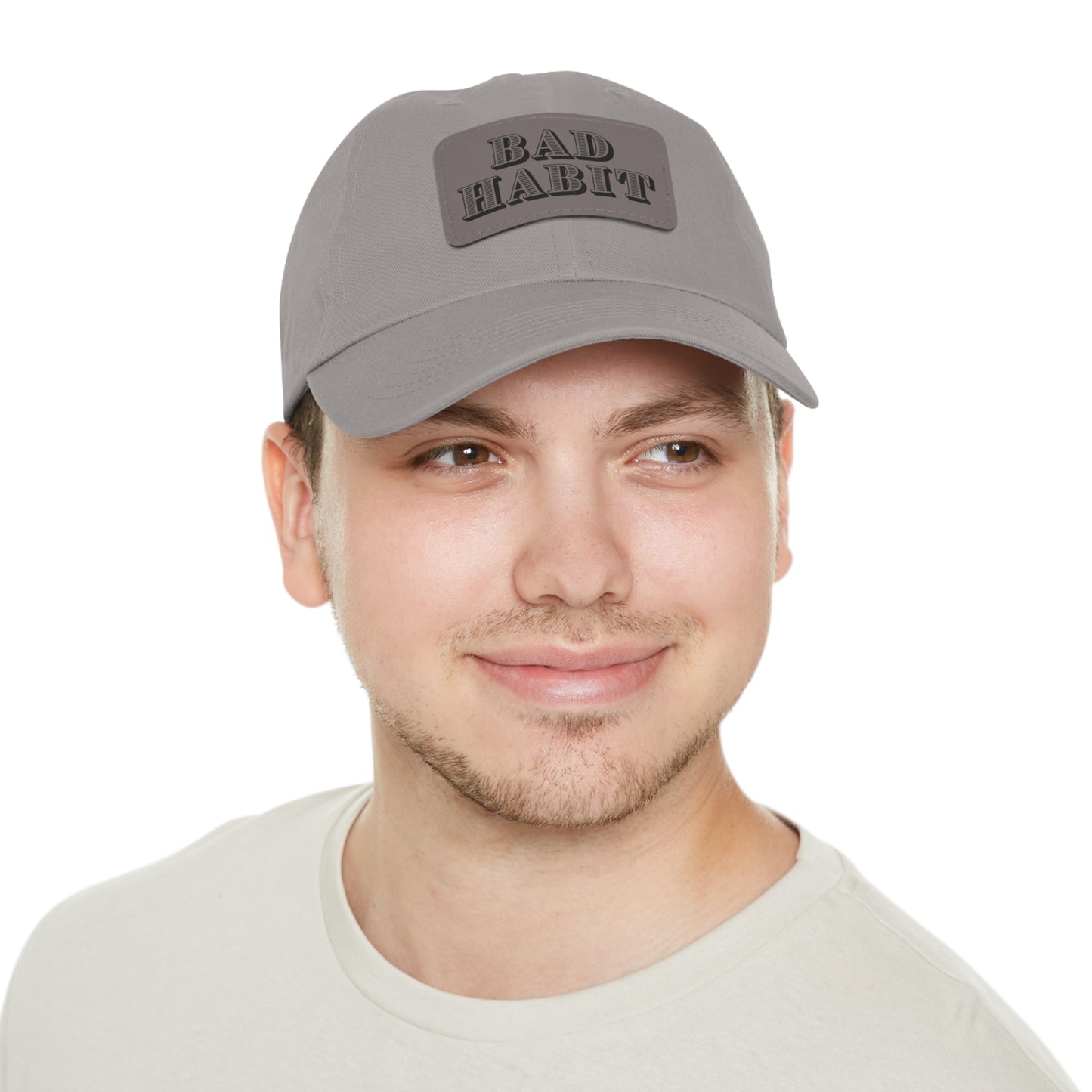 Bad Habit Hat with Leather Patch (Rectangle)