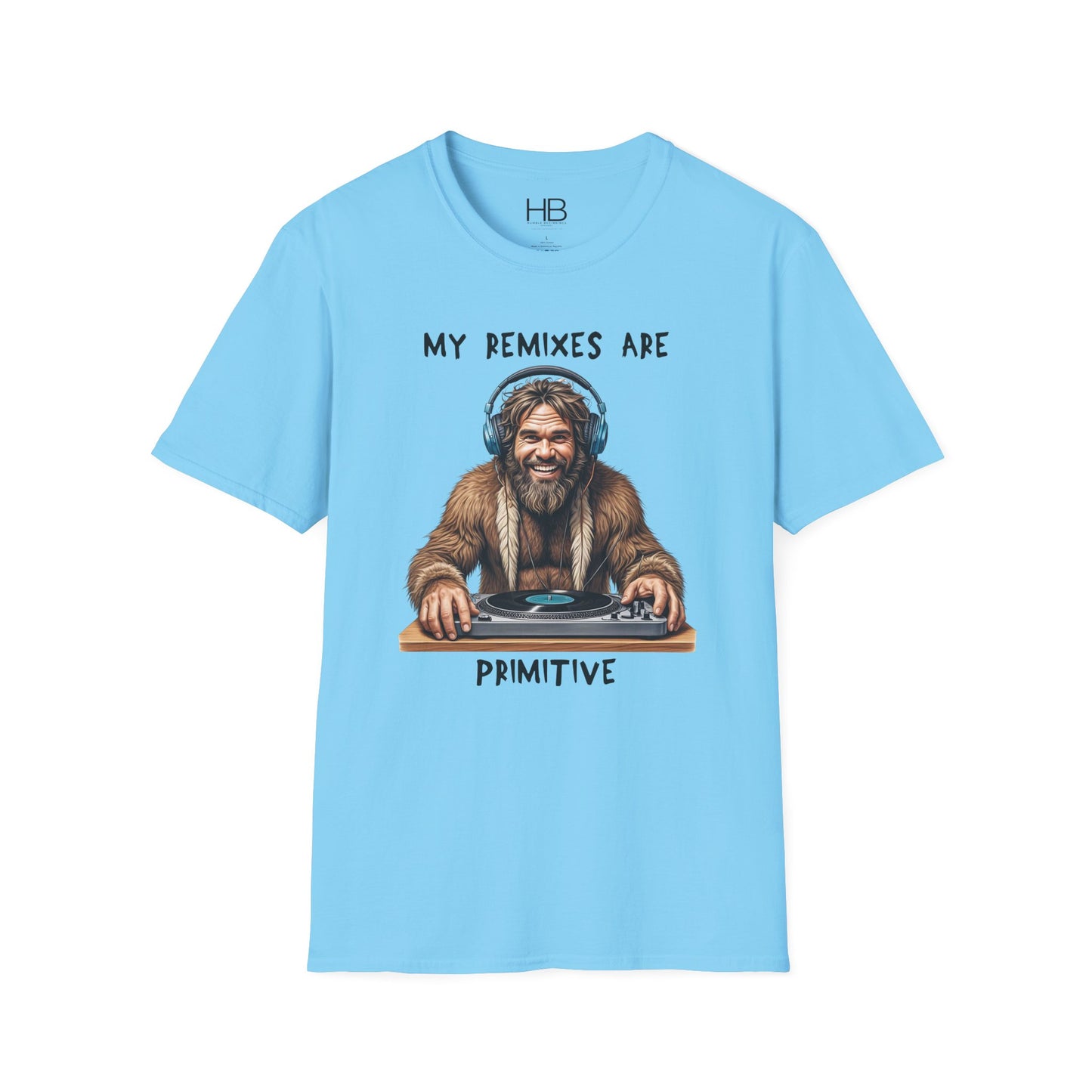 Caveman DJ Unisex Softstyle T-Shirt