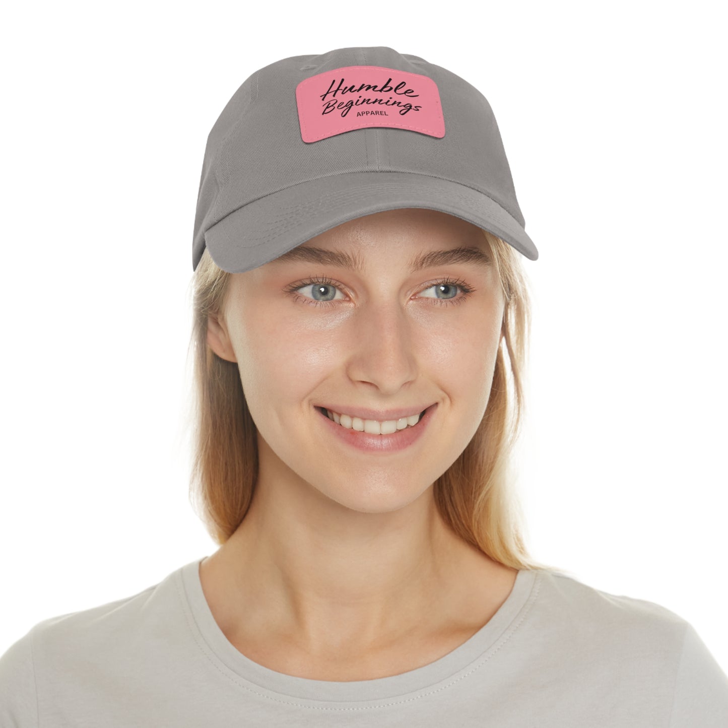 Humble Beginnings Hat with Leather Patch (Rectangle)