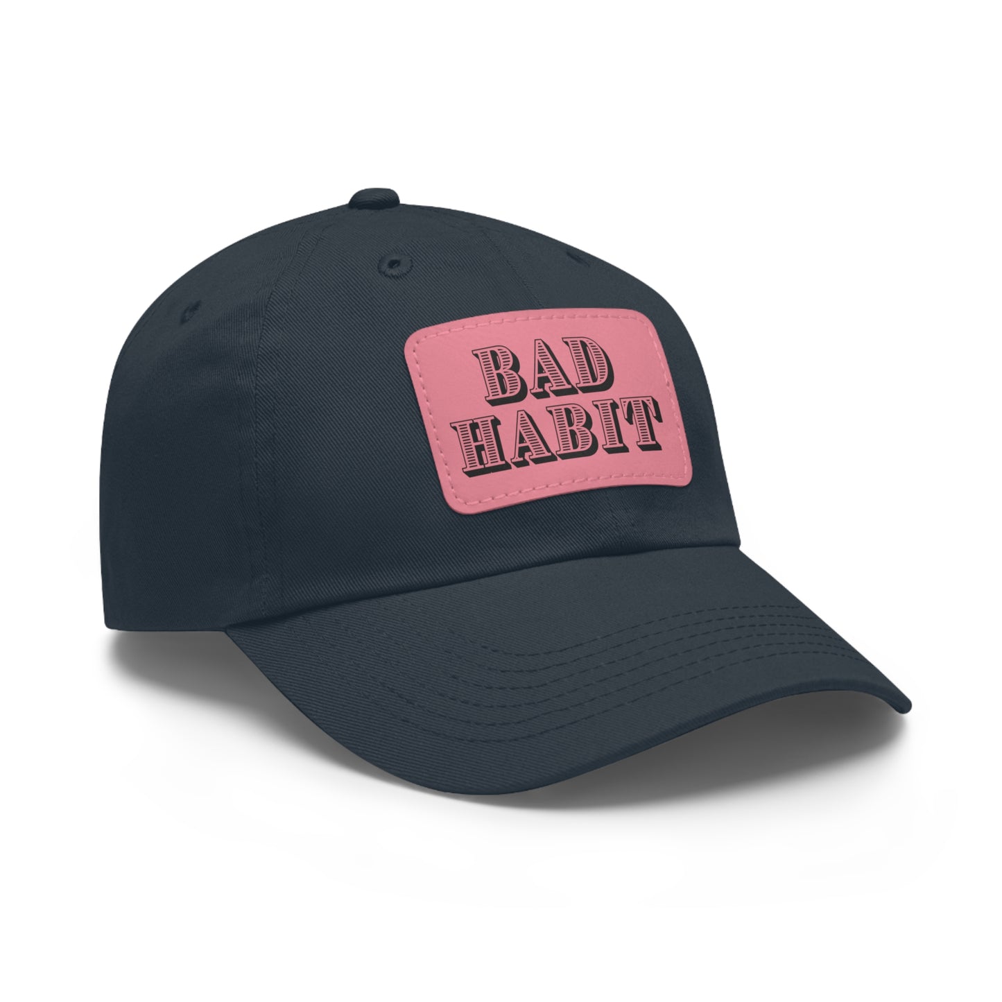 Bad Habit Hat with Leather Patch (Rectangle)