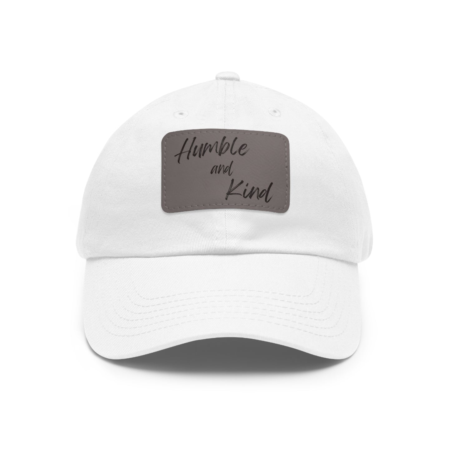 Humble and Kind Hat with Leather Patch (Rectangle)