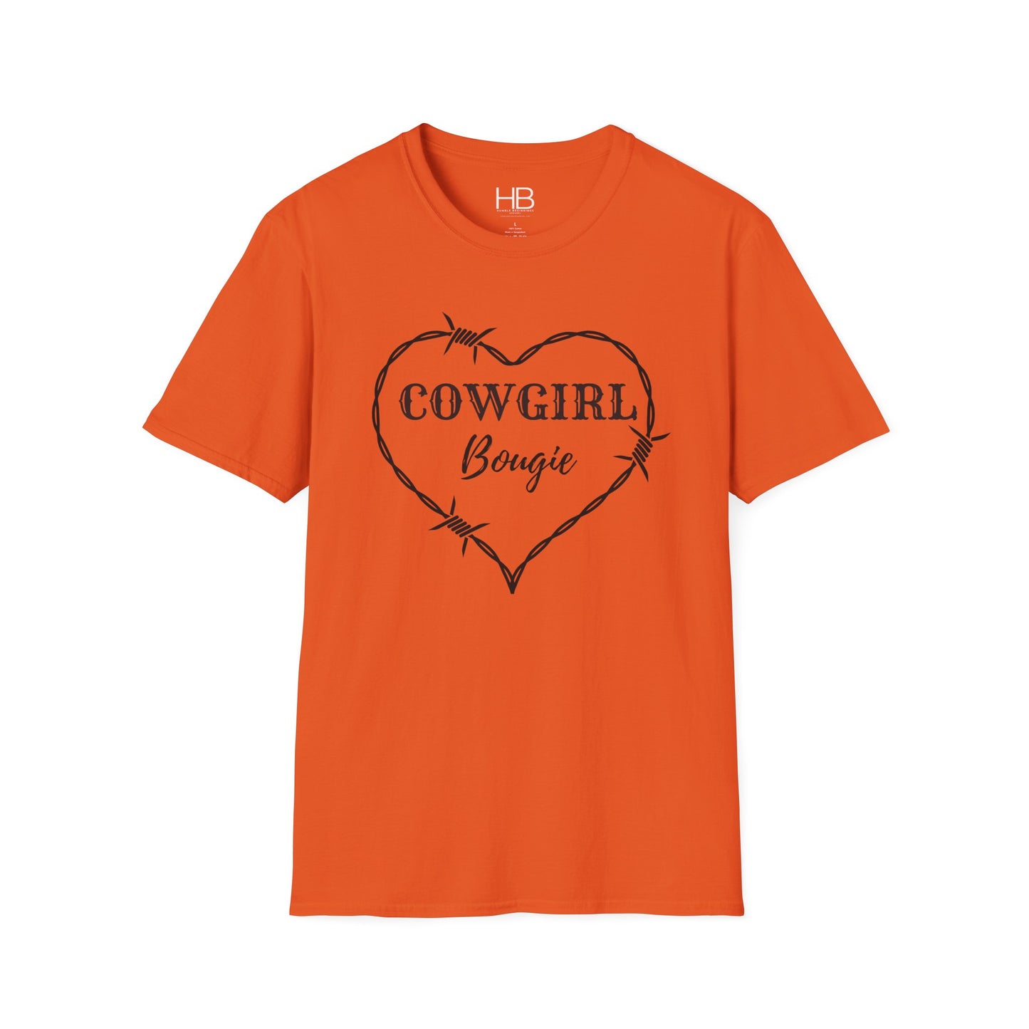 Cowgirl Bougie Barbed Heart Unisex Softstyle T-Shirt