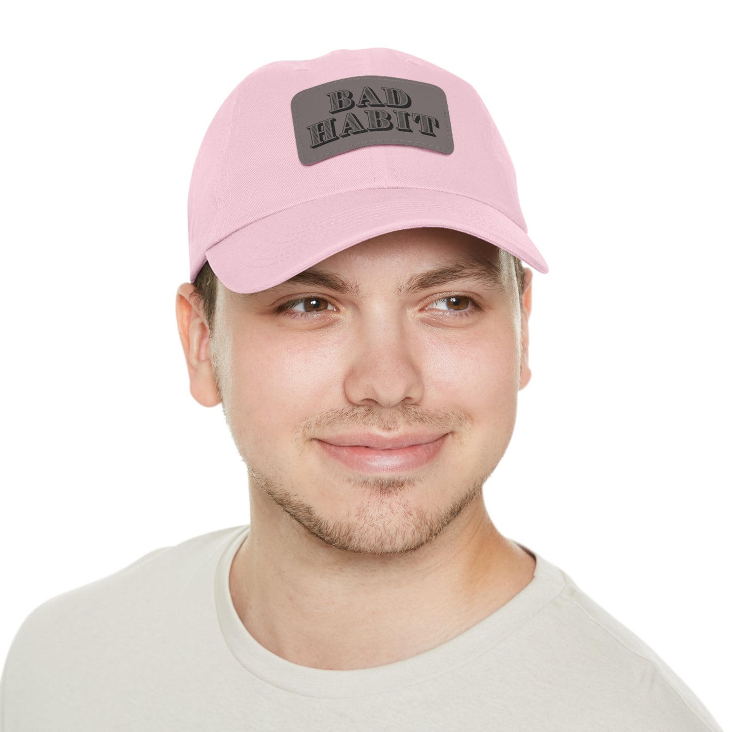 Bad Habit Hat with Leather Patch (Rectangle)