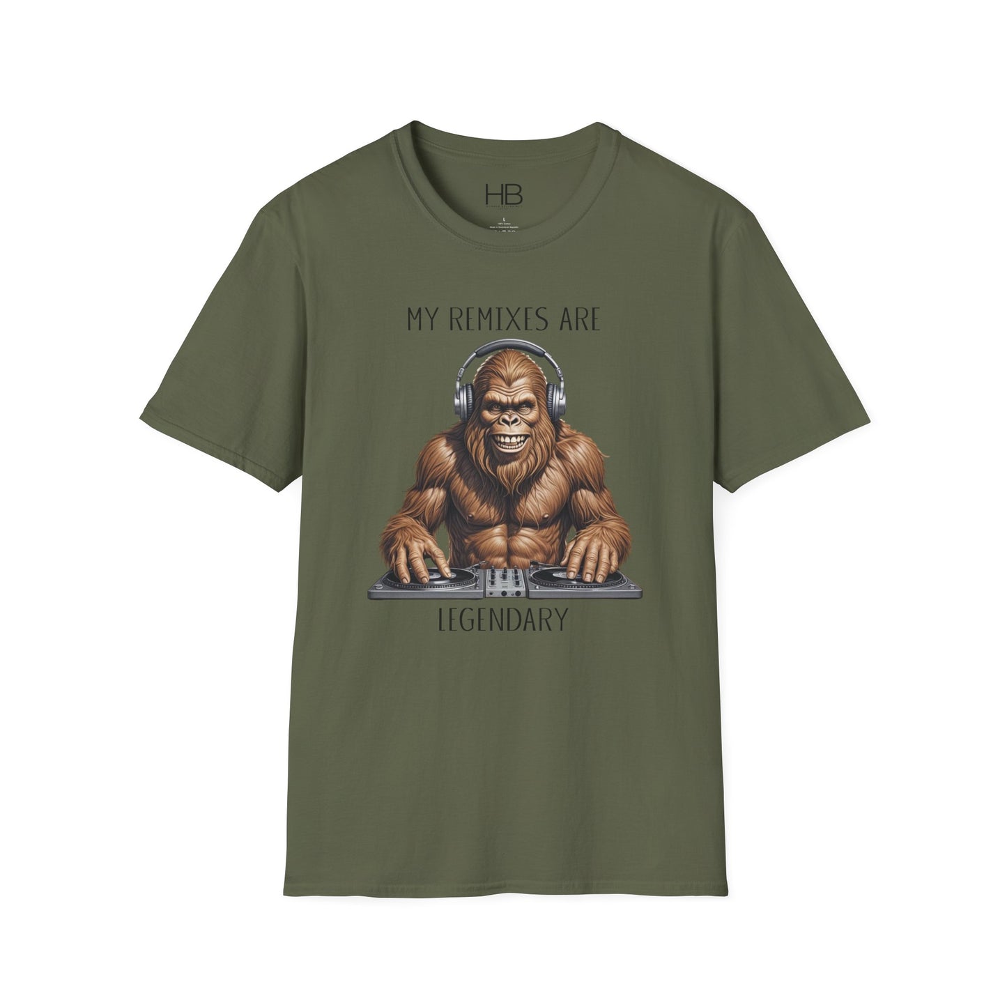 Sasquatch DJ Unisex Softstyle T-Shirt