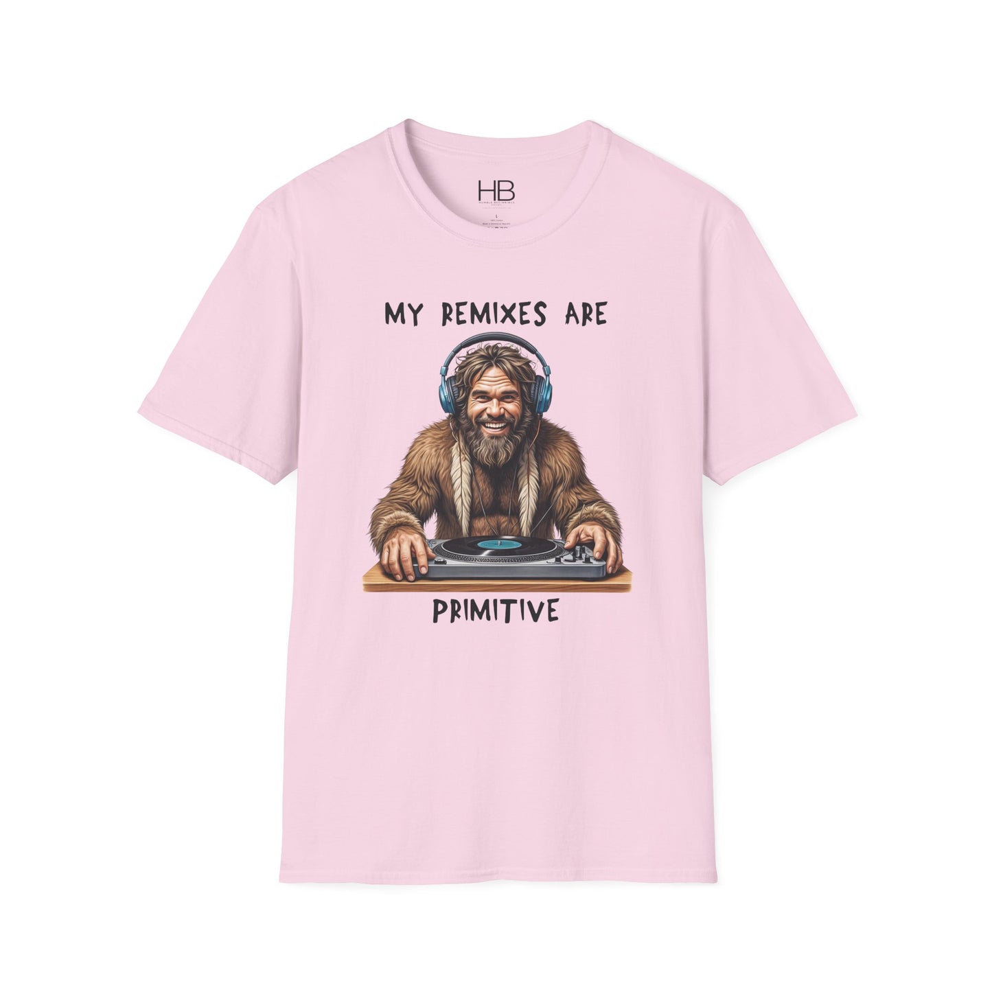 Caveman DJ Unisex Softstyle T-Shirt