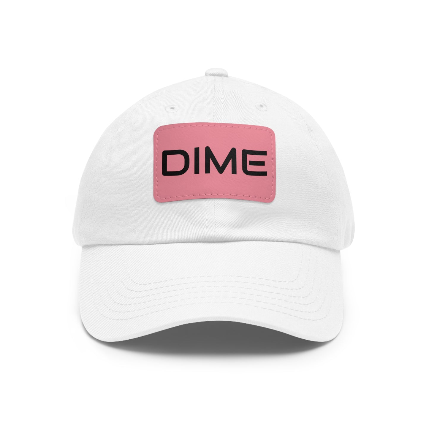 Dime Hat with Leather Patch (Rectangle)