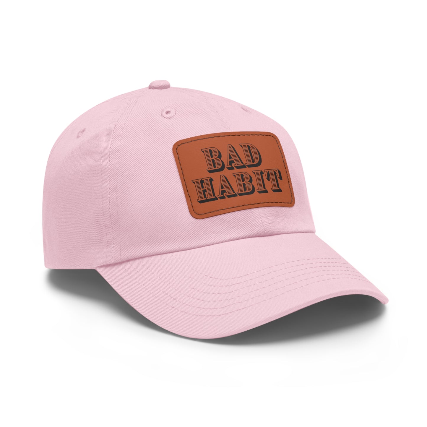 Bad Habit Hat with Leather Patch (Rectangle)