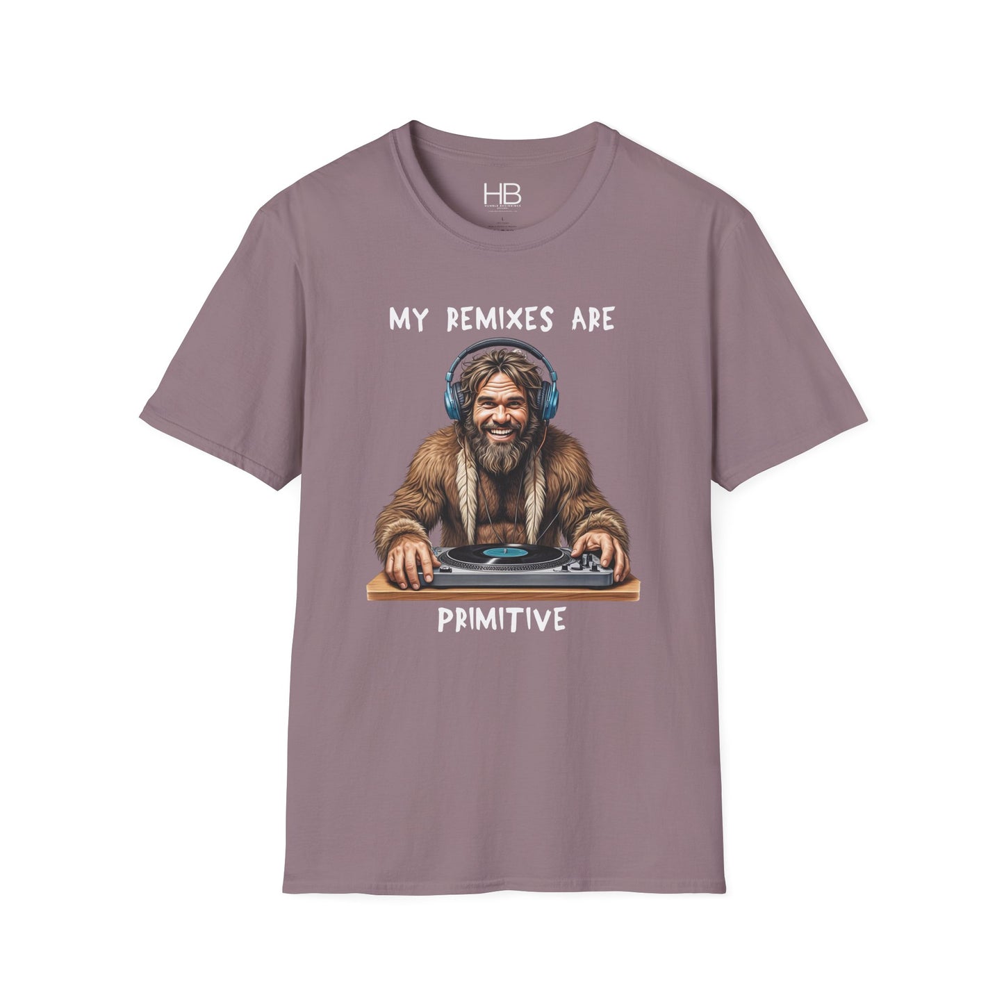 Caveman DJ Unisex Softstyle T-Shirt