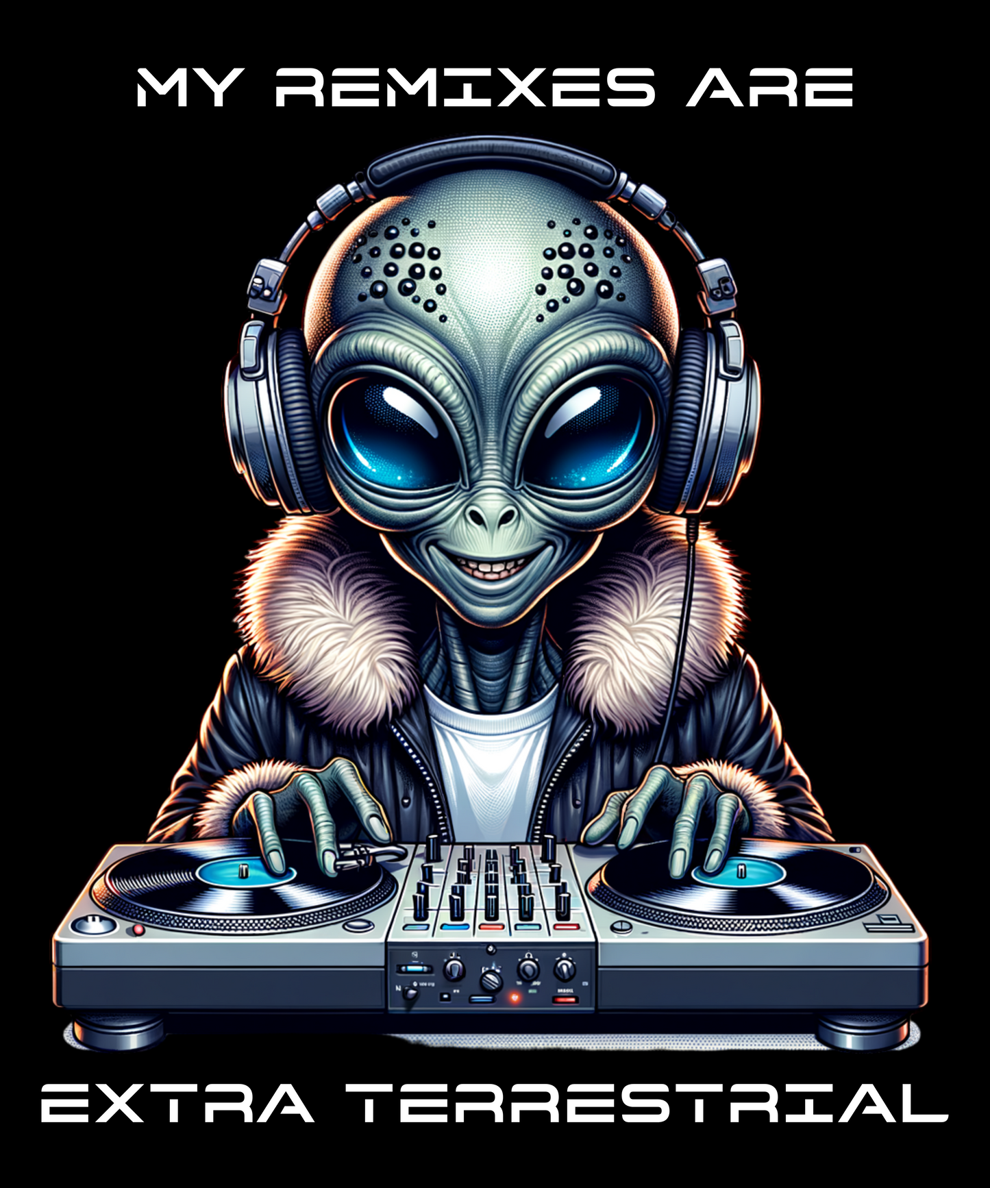 Alien DJ Unisex Softstyle T-Shirt