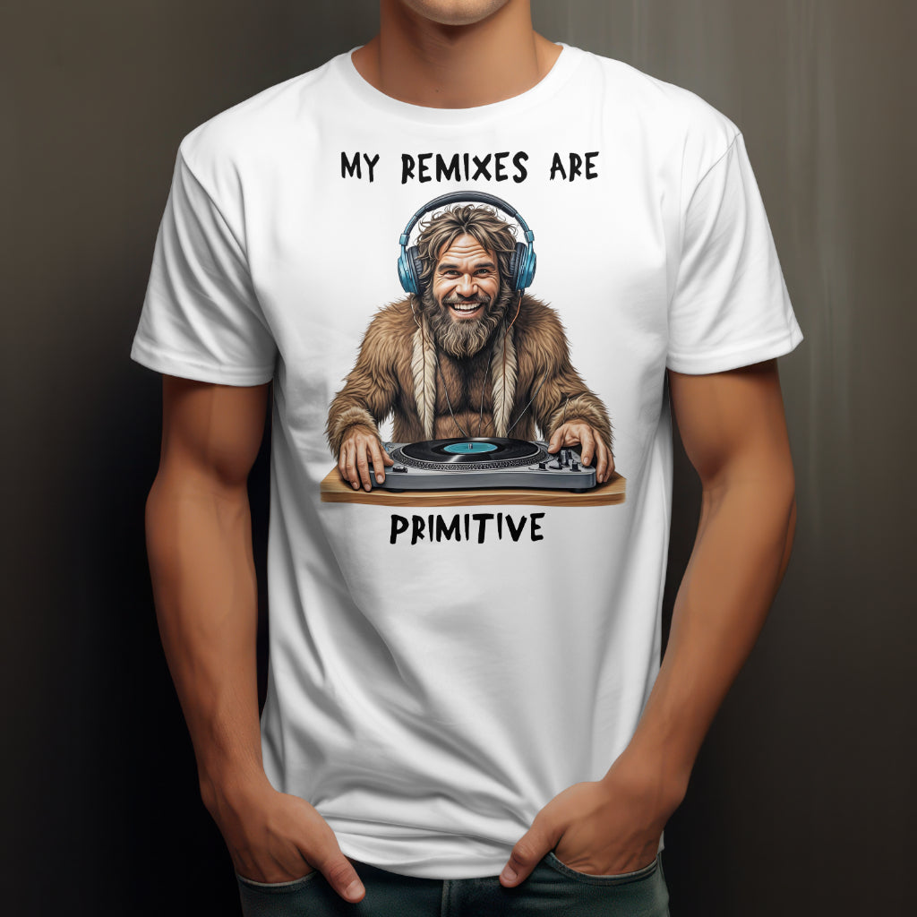 Caveman DJ Unisex Softstyle T-Shirt