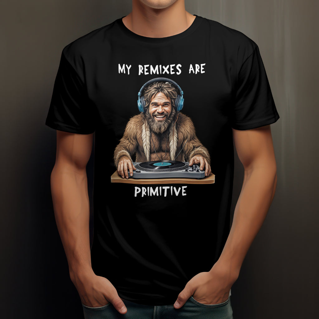 Caveman DJ Unisex Softstyle T-Shirt