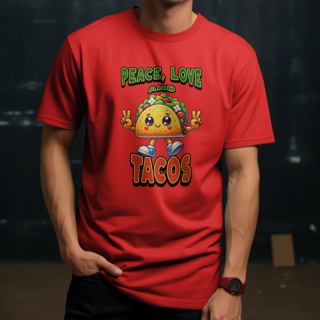 Peace Love and Tacos Unisex Softstyle T-Shirt