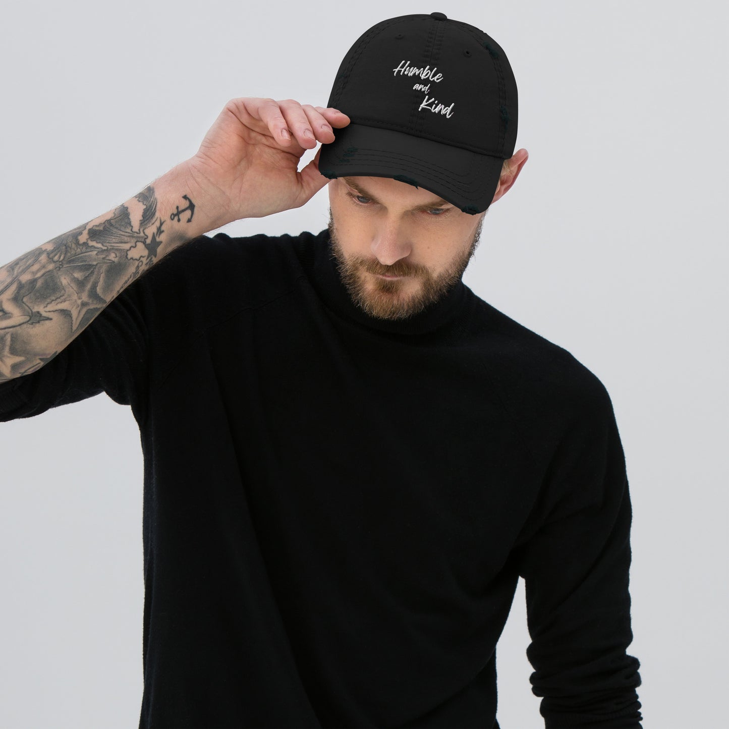 Humble and Kind Distressed Dad Hat