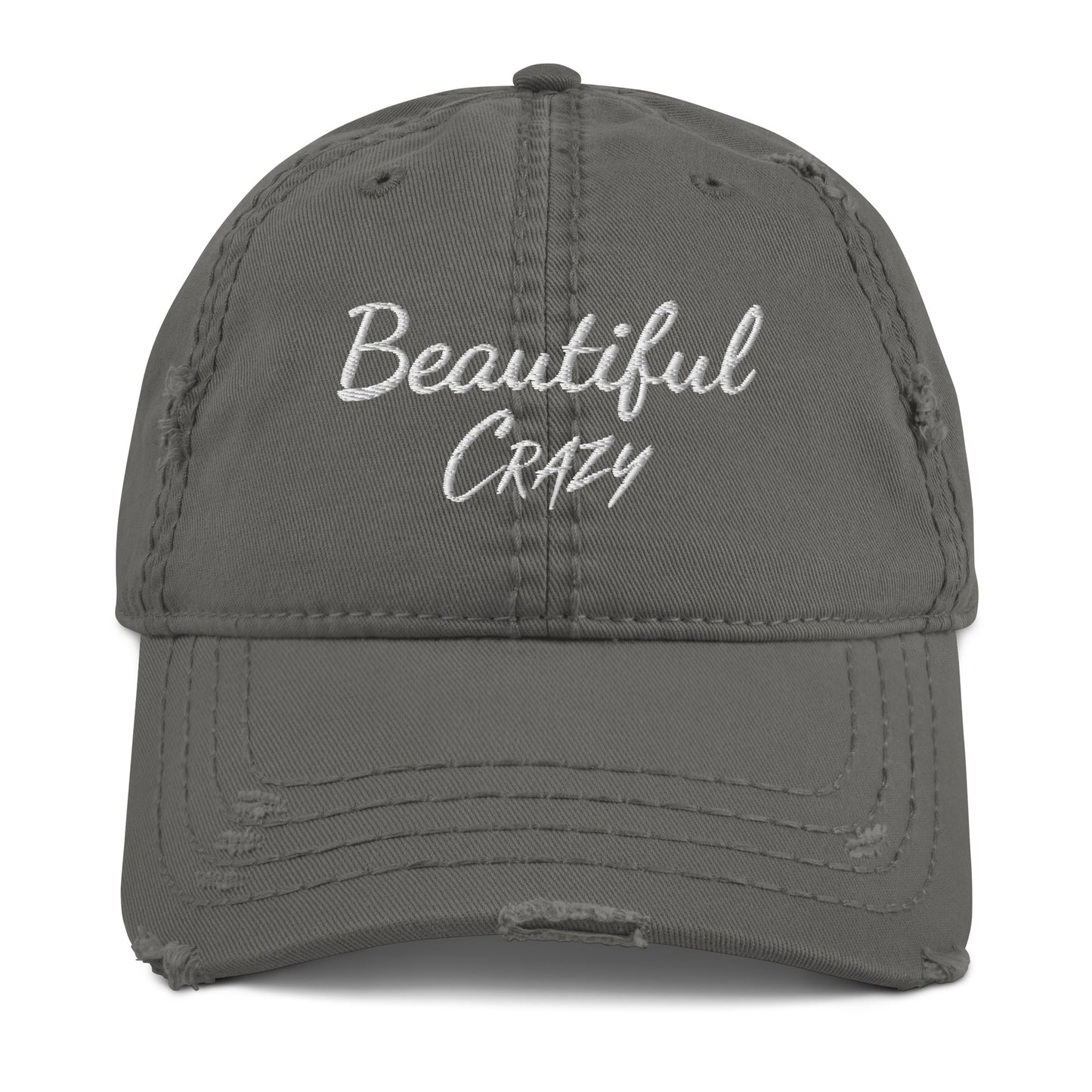 Beautiful Crazy Distressed Dad Hat