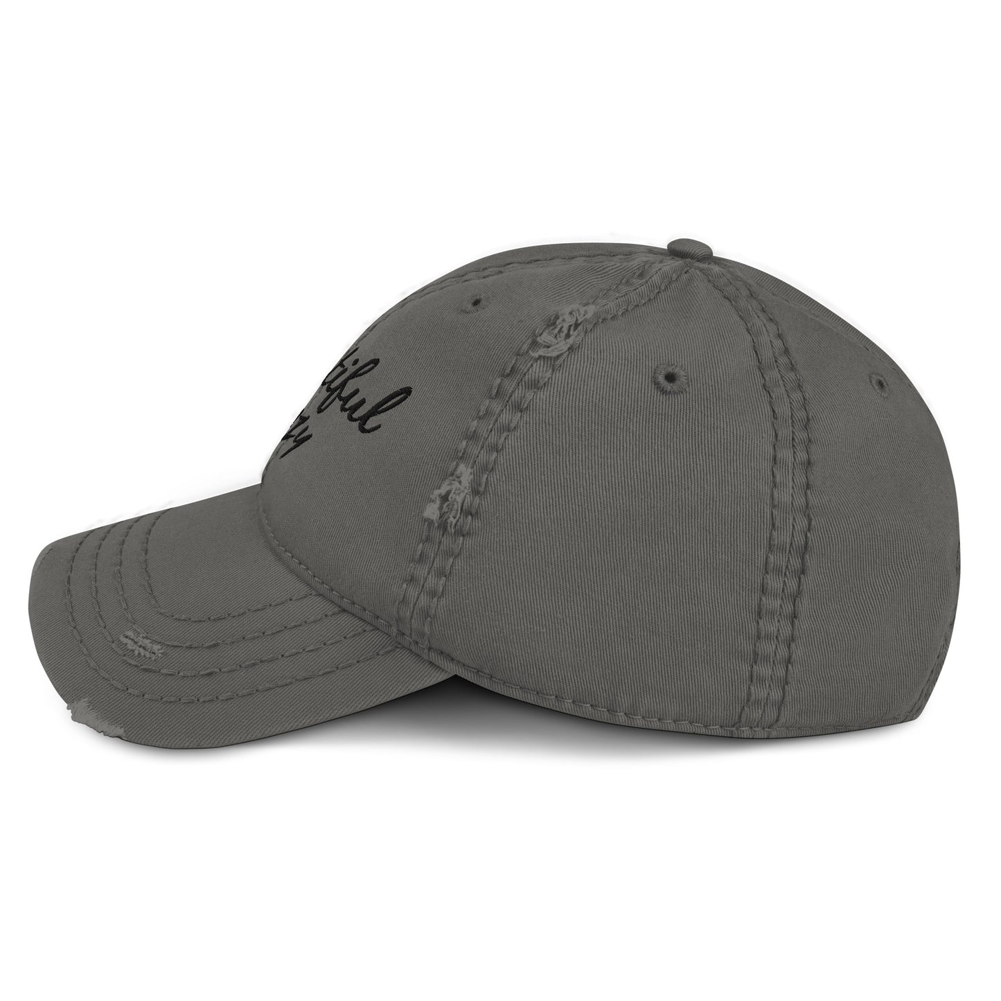 Beautiful Crazy Distressed Dad Hat