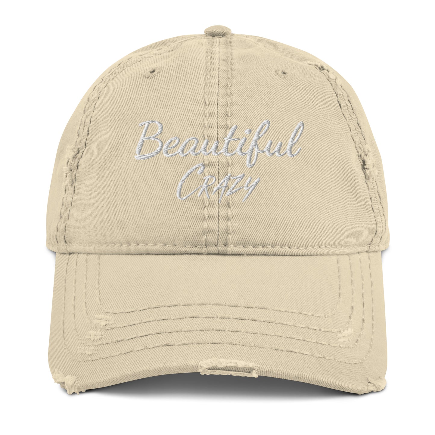 Beautiful Crazy Distressed Dad Hat