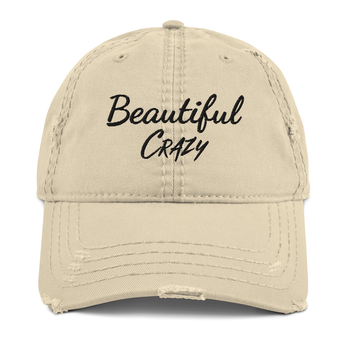 Beautiful Crazy Distressed Dad Hat