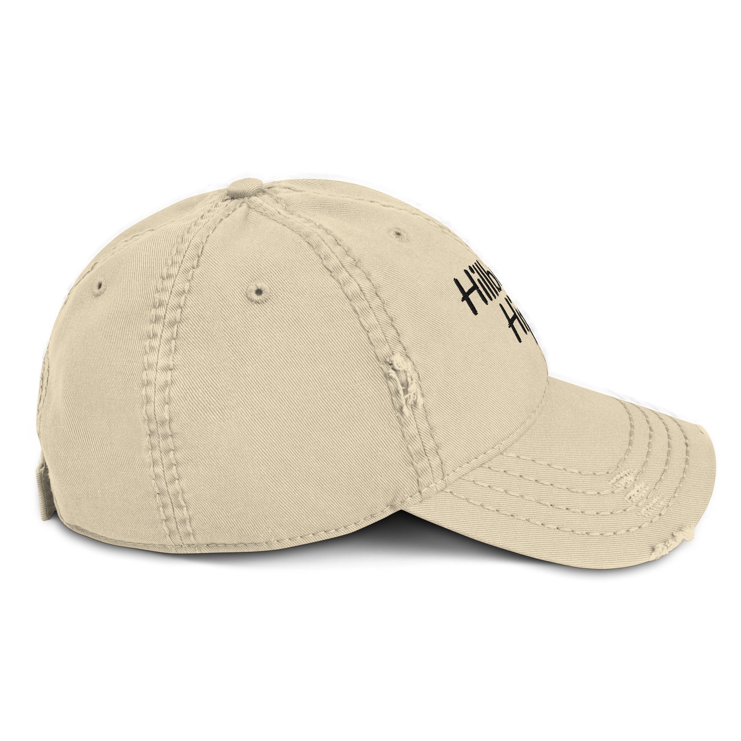 Hillbilly Hipster Distressed Dad Hat