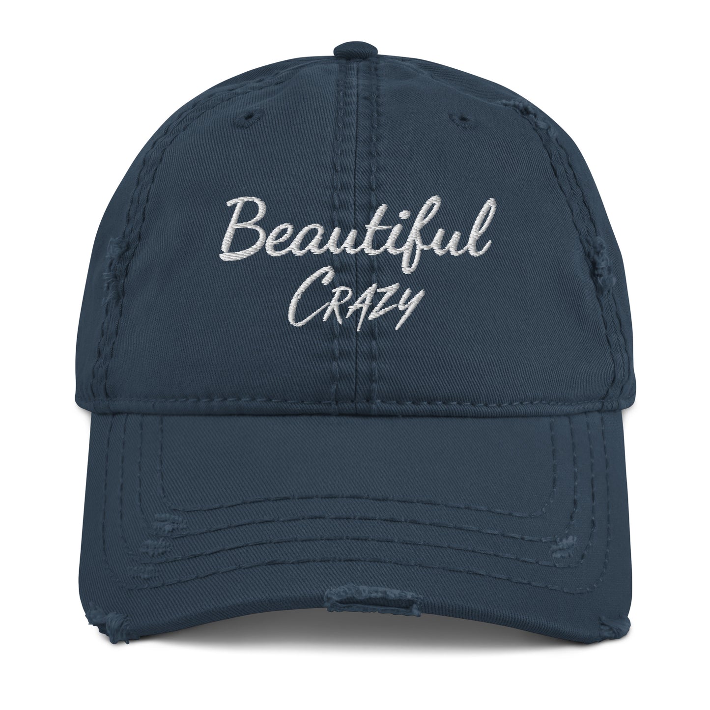 Beautiful Crazy Distressed Dad Hat