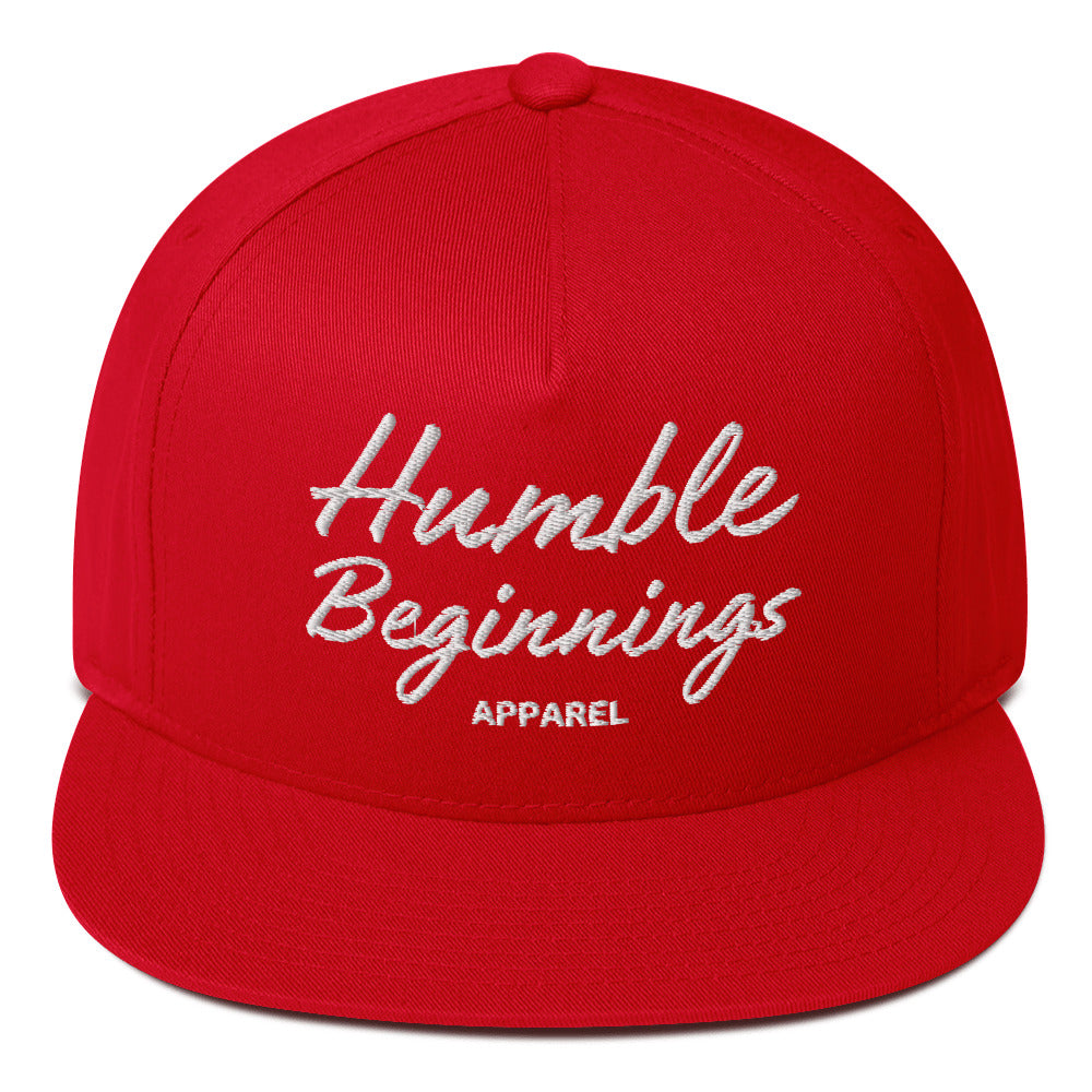 Humble Beginnings Flat Bill Cap