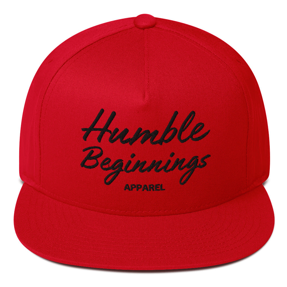 Humble Beginnings Flat Bill Cap