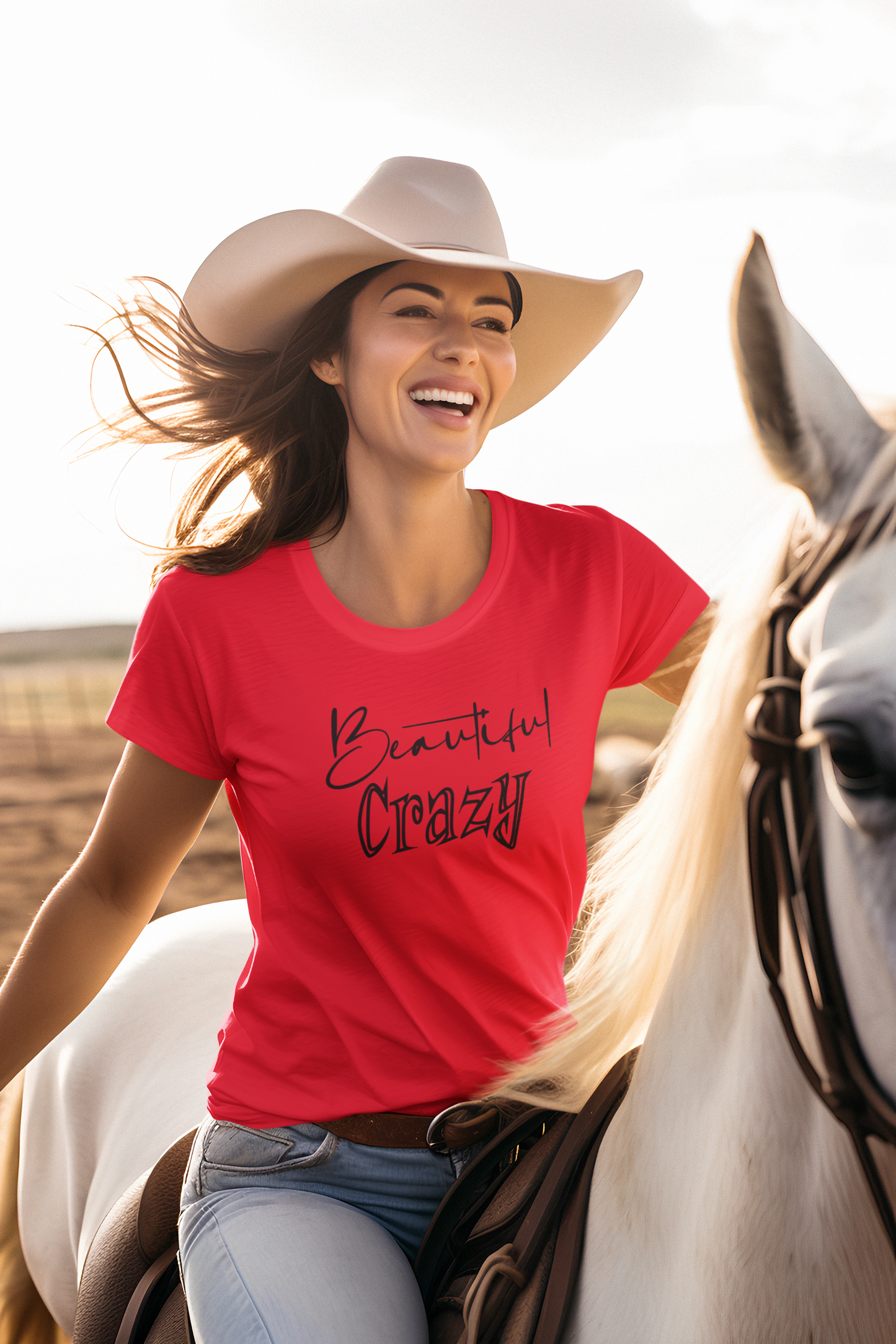 Beautiful Crazy Unisex Softstyle T-Shirt