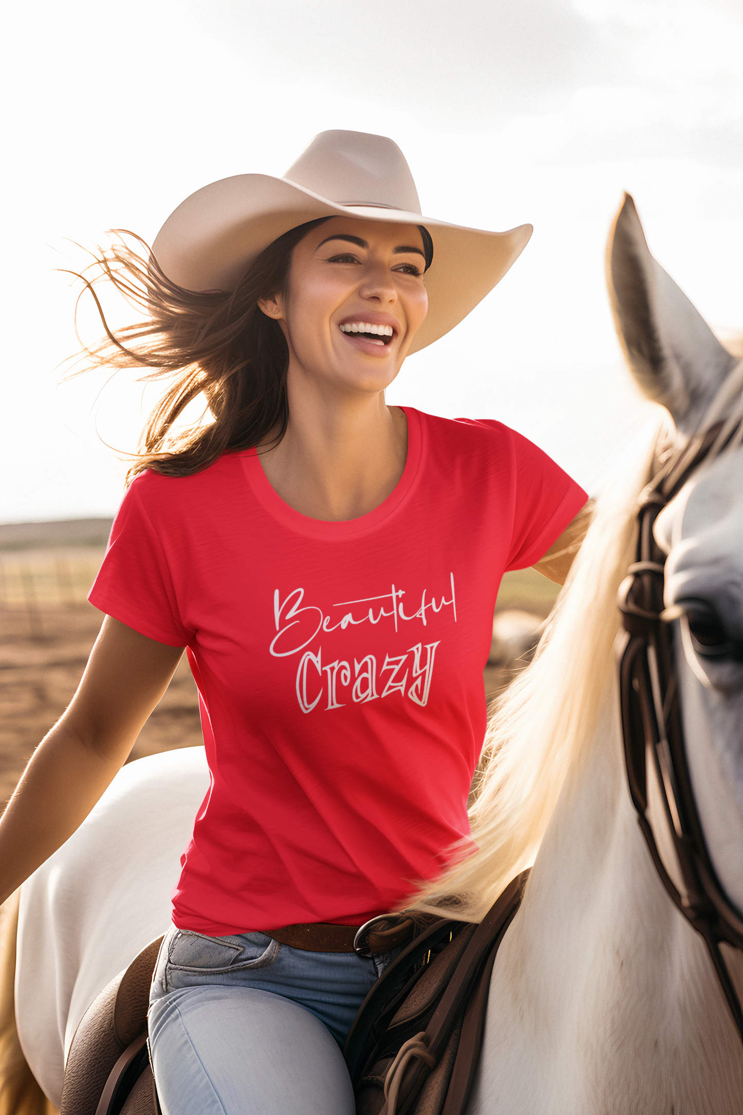 Beautiful Crazy Unisex Softstyle T-Shirt