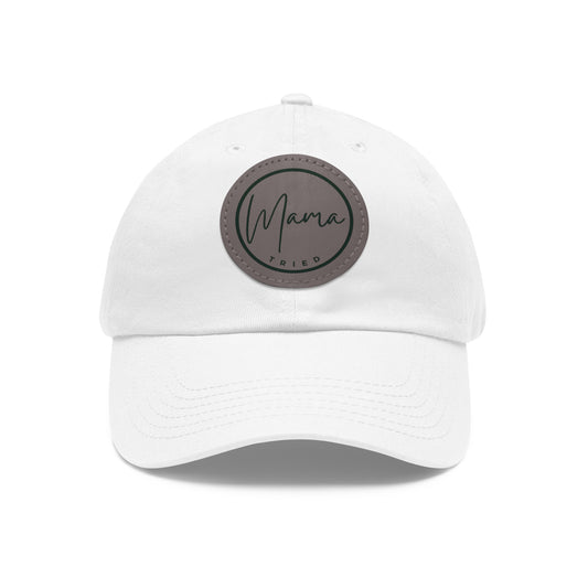 Mama Tried Hat with Leather Patch (Round)