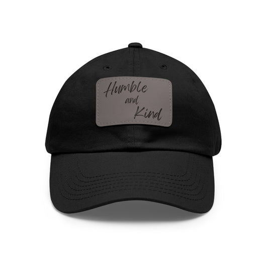 Humble and Kind Hat with Leather Patch (Rectangle)