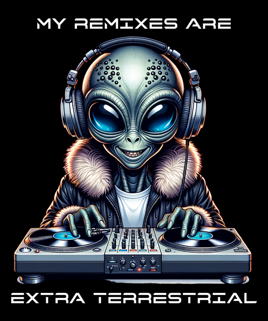 Alien DJ Unisex Softstyle T-Shirt